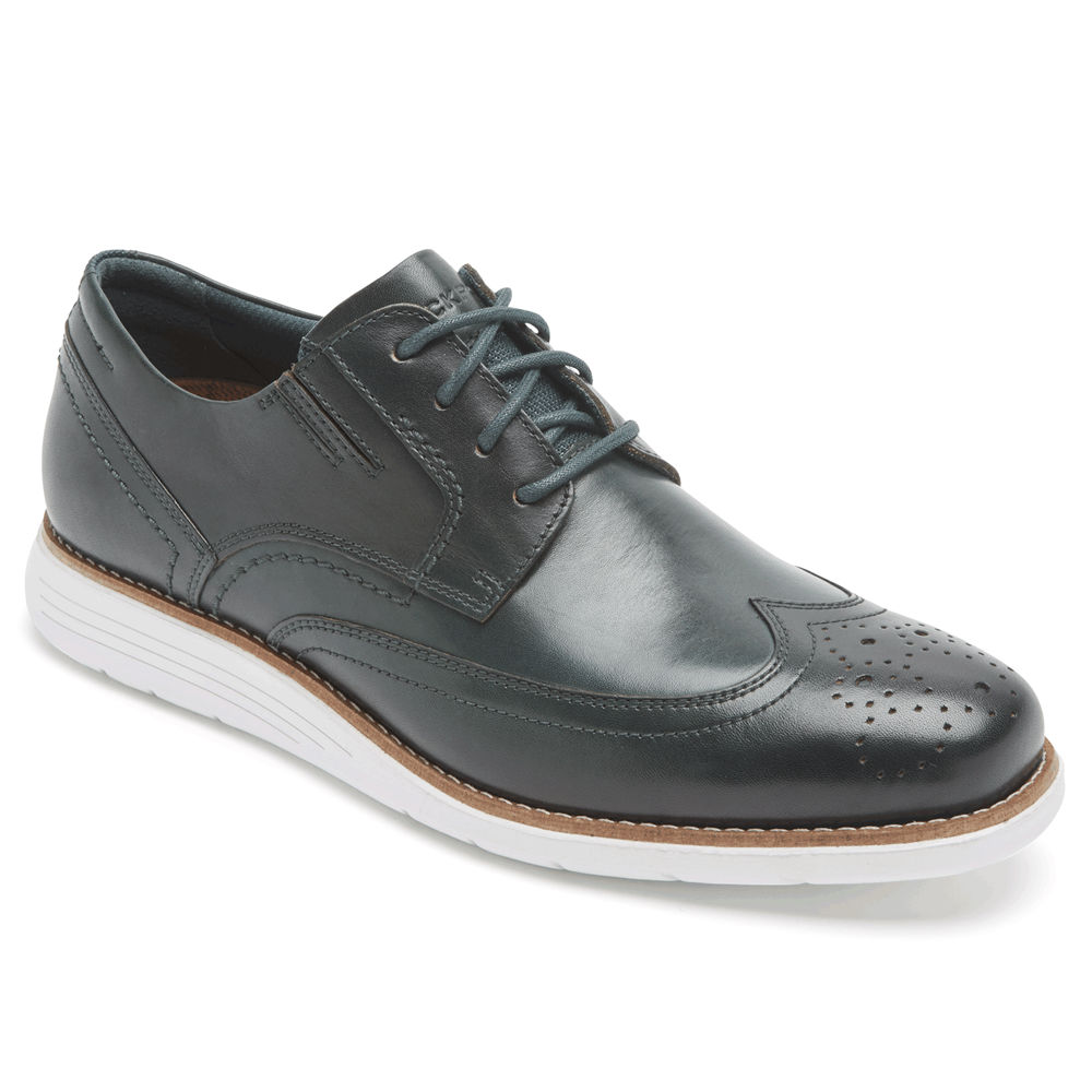 Sapatos Sociais Rockport Homem Verdes - Total Motion Sport Wingtip - 10958KGJZ